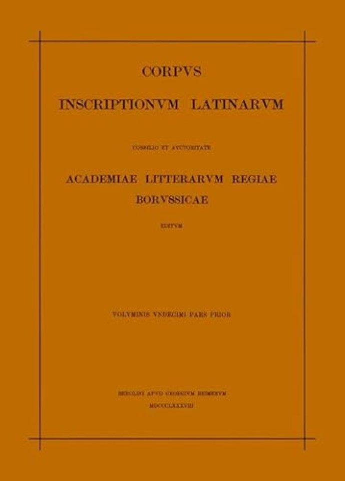 Inscriptiones Aemiliae et Etruriae