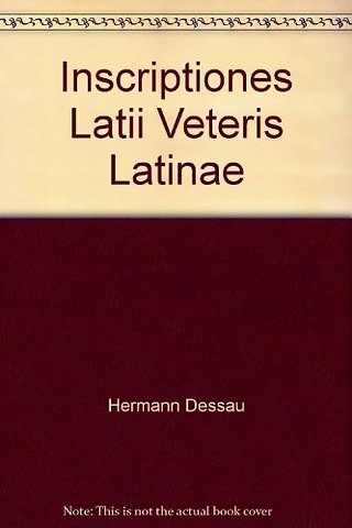 Inscriptiones Latii veteris Latinae