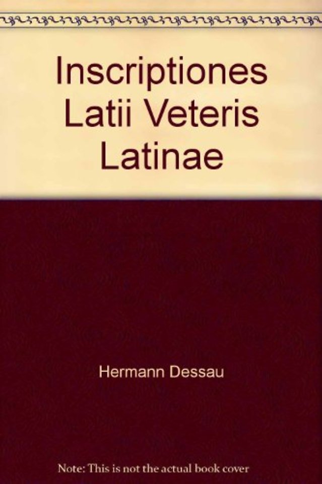 Inscriptiones Latii veteris Latinae