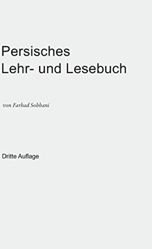 Persisch-deutsches Worterbuch fur die Umgangssprache