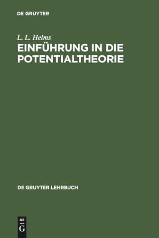 Einführung in die Potentialtheorie