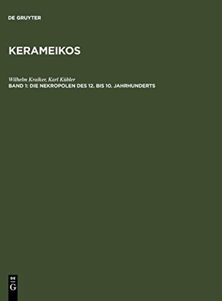 Die Nekropolen des 12. bis 10. Jahrhunderts