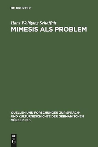 Mimesis als Problem – Studien zu einem ästhetischen Begriff der Dichtung aus Anlaβ Robert Musils