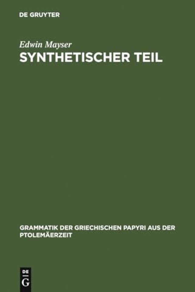Synthetischer Teil