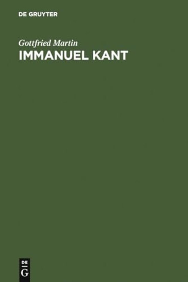 Immanuel Kant – Ontologie und Wissenschaftstheorie