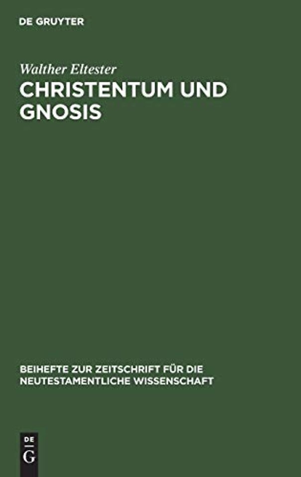 Christentum und Gnosis – Aufsätze