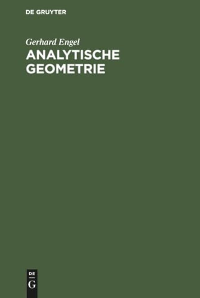 Analytische Geometrie