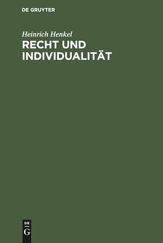 Recht und Individualität