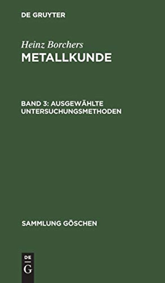 Ausgewählte Untersuchungsmethoden