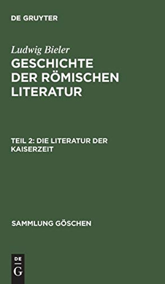 Die Literatur der Kaiserzeit