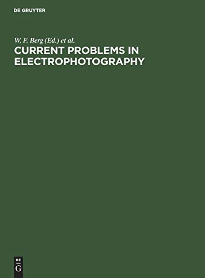 Current problems in electrophotography
