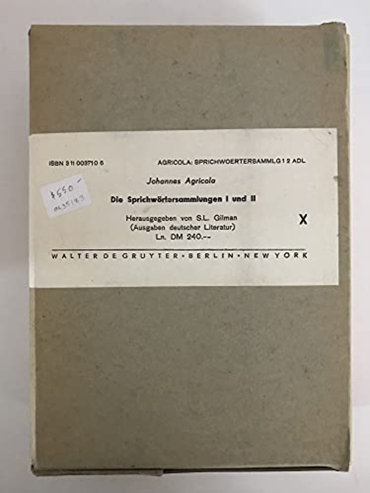 Die Sprichwörtersammlungen I/II