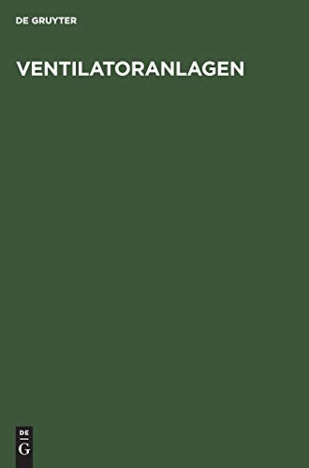 Ventilatoranlagen