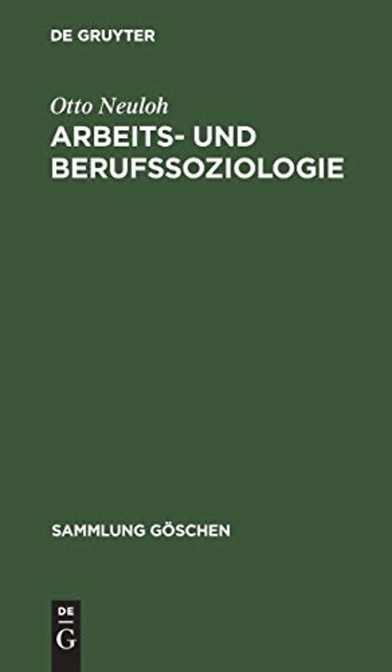 Arbeits– und Berufssoziologie