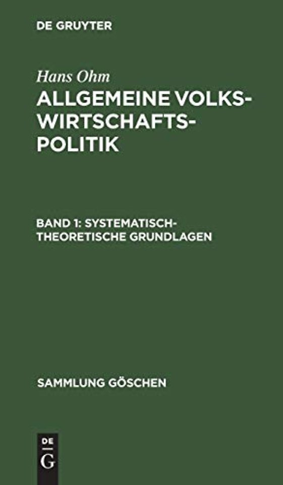 Systematisch–theoretische Grundlagen
