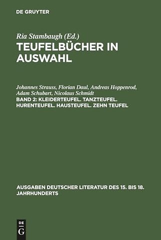 Kleiderteufel. Tanzteufel. Hurenteufel. Hausteufel. Zehn Teufel