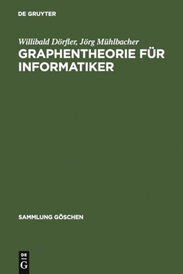Graphentheorie Fur Informatiker