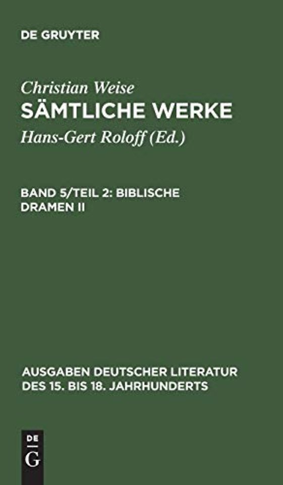 Biblische Dramen II