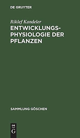 Entwicklungsphysiologie der Pflanzen