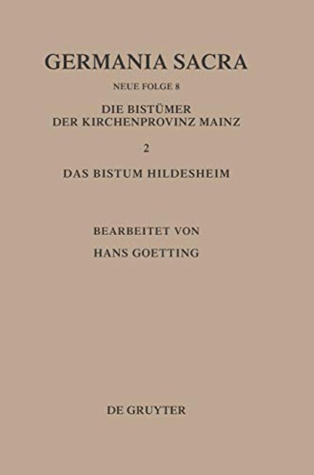 Die Bistümer der Kirchenprovinz Mainz. Das Bistum Hildesheim II. Das Benediktiner(innen)kloster Brunshausen. Das Benediktinerinnenkloster St. Mari