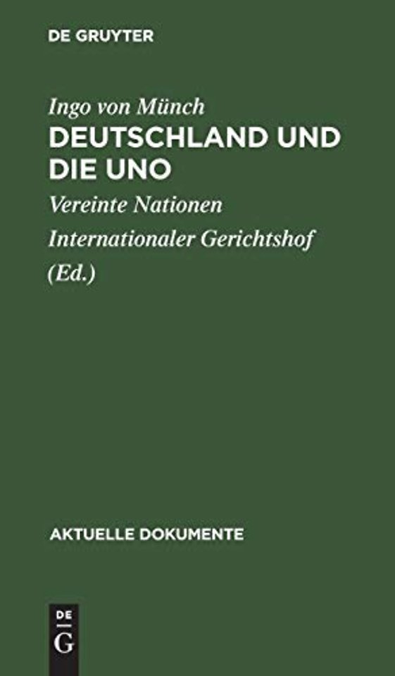 Deutschland und die UNO