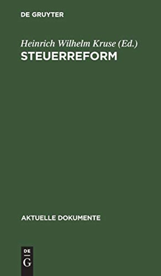 Steuerreform