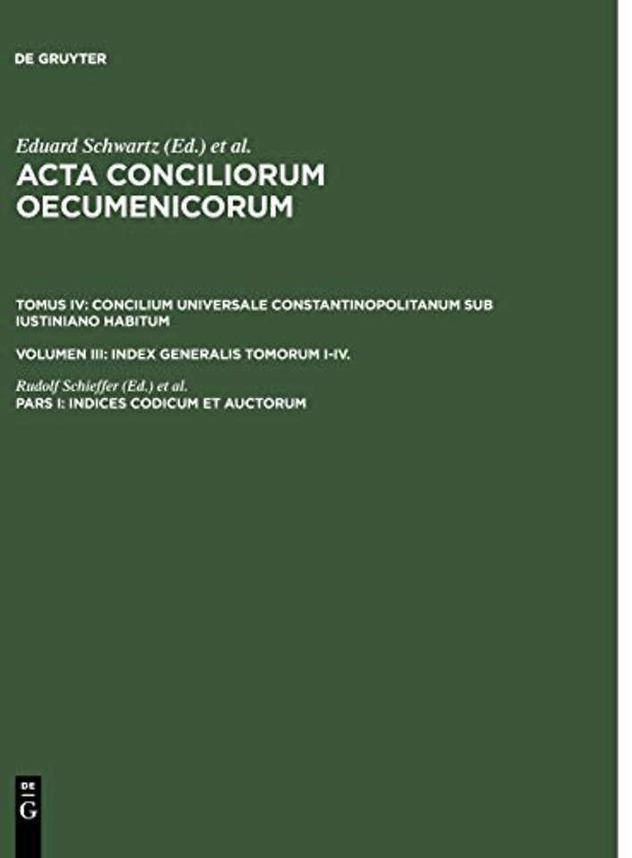 Indices codicum et auctorum
