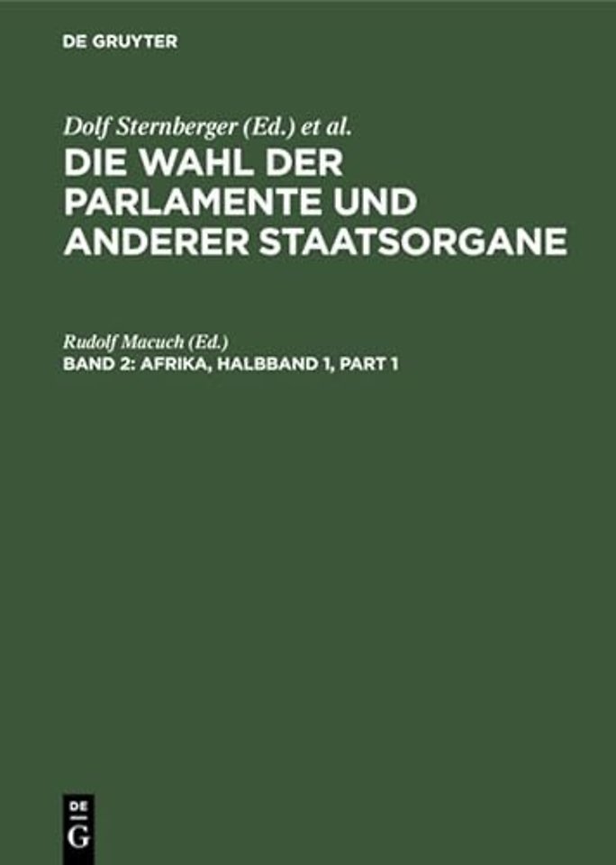 Afrika – Politische Organisation und Repräsentation in Afrika