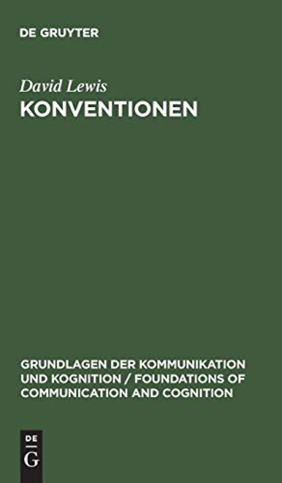 Konventionen – Eine sprachphilosophische Abhandlung