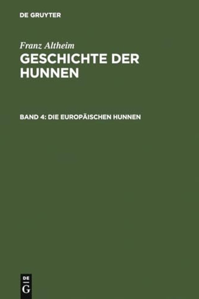 Die europaischen Hunnen