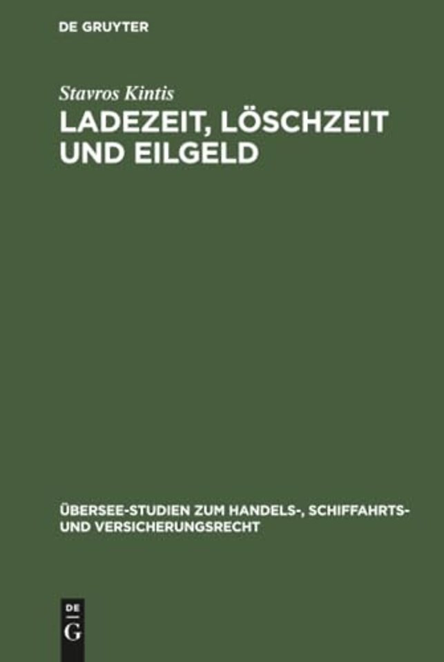 Ladezeit, Löschzeit und Eilgeld