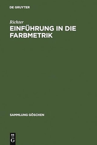 Einfuhrung in die Farbmetrik