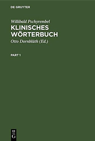 Klinisches Wörterbuch – Mit klinischen Syndromen