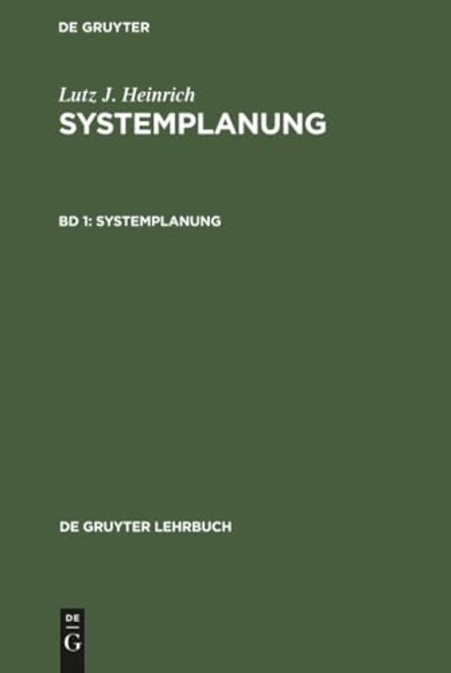 Systemplanung – Analyse und Grobprojektierung von Informationssystemen