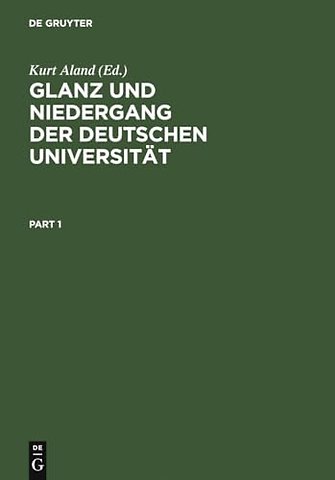 Glanz und Niedergang der deutschen Universität – 50 Jahre deutscher Wissenschaftsgeschichte in Briefen an und von Hans Lietzmann (1892–1942)
