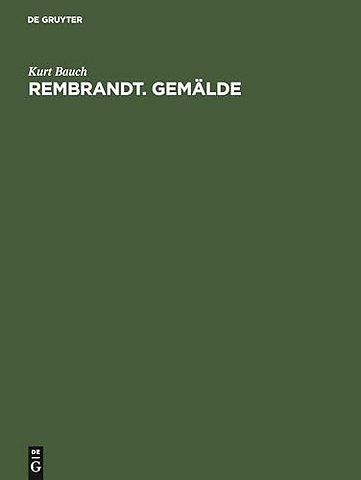 Rembrandt. Gemälde