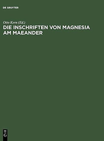Die Inschriften von Magnesia am Maeander