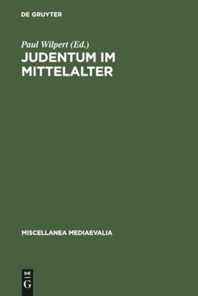 Judentum im Mittelalter – Beiträge zum christlich–jüdischen Gespräch