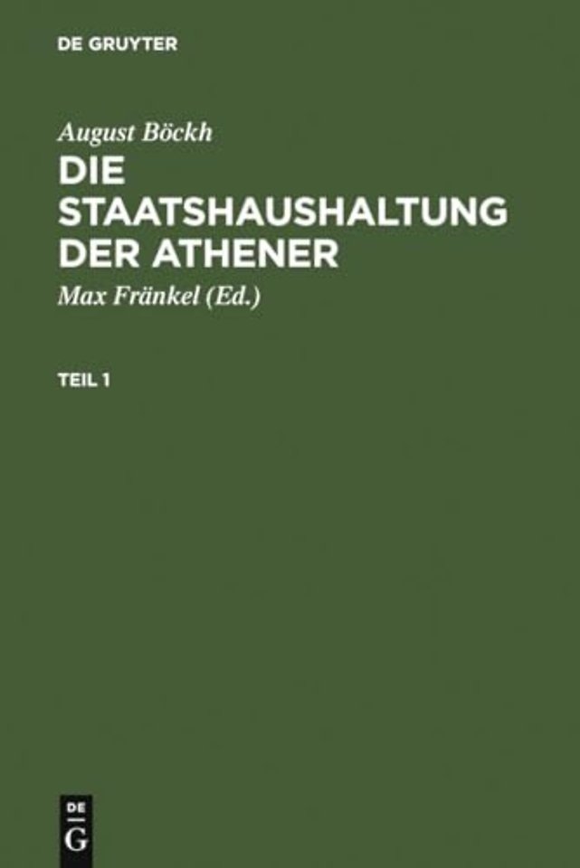 Die Staatshaushaltung der Athener