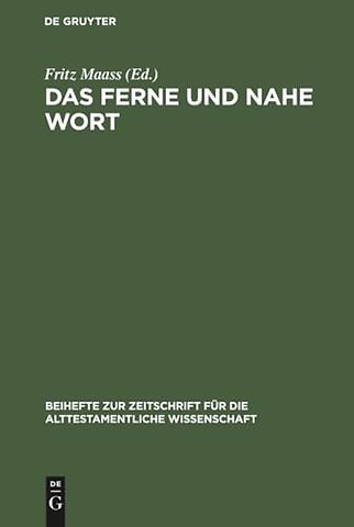 Das ferne und nahe Wort – Festschrift. Leonhard Rost zur Vollendung seines 70. Lebensjahres am 31.11.1966 gewidmet