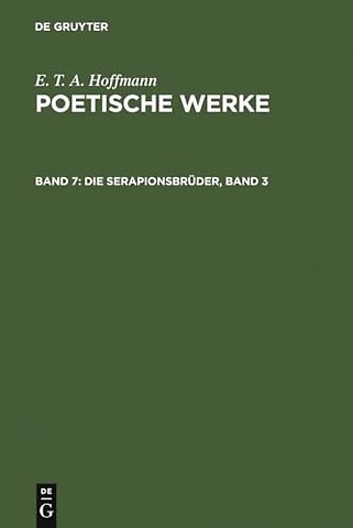 Die Serapionsbrüder, Band 3