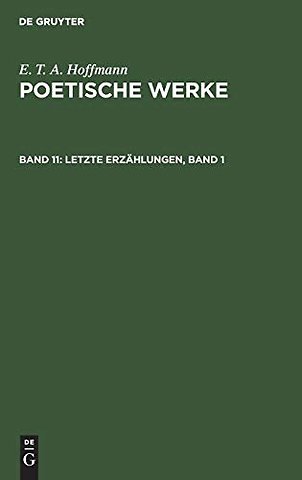 Letzte Erzählungen, Band 1