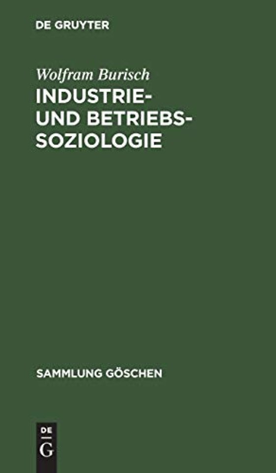 Industrie– und Betriebssoziologie