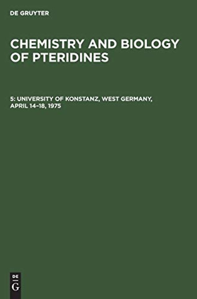 University of Konstanz, West Germany, April 14–18, 1975