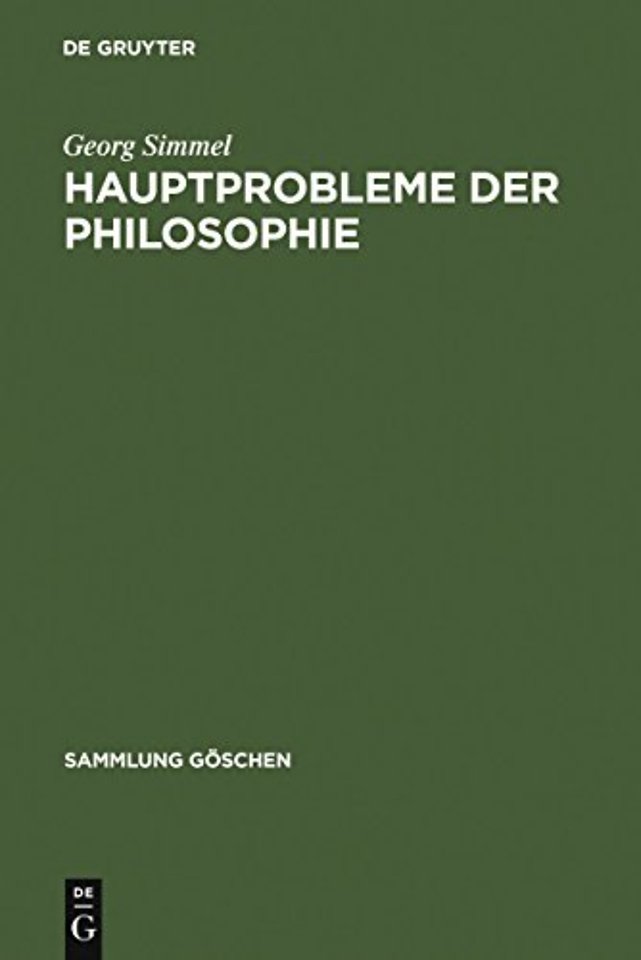 Hauptprobleme der Philosophie