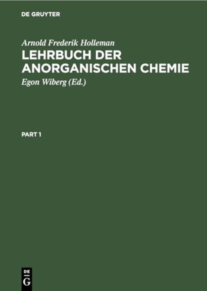 Lehrbuch der anorganischen Chemie