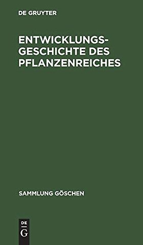 Entwicklungsgeschichte des Pflanzenreiches