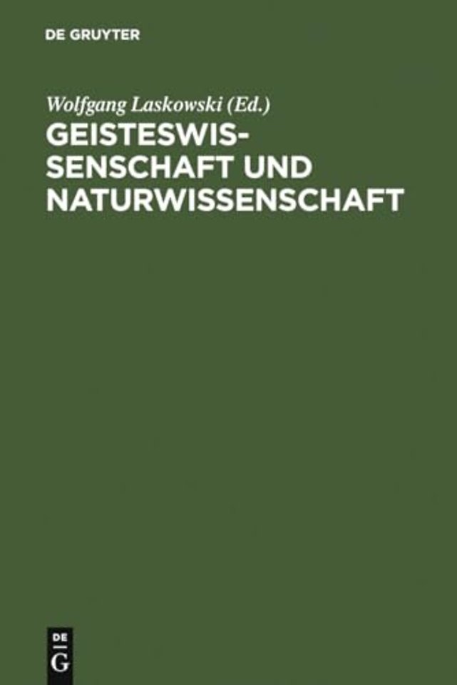 Geisteswissenschaft und Naturwissenschaft – Ihre Bedeutung für den Menschen von heute