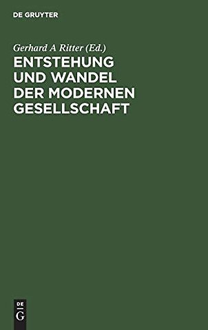 Entstehung und Wandel der modernen Gesellschaft – Festschrift für Hans Rosenberg zum 65. Geburtstag