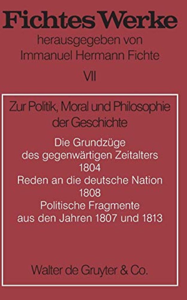 Zur Politik, Moral und Philosophie der Geschichte